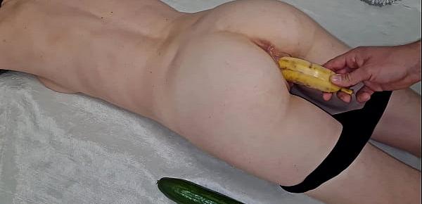  DILDO Banana CUCUMBER Choosing BEST for Tiny pussy